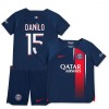 Paris Saint-Germain 2023-24 Danilo 15 Hjemme - Barn Draktsett